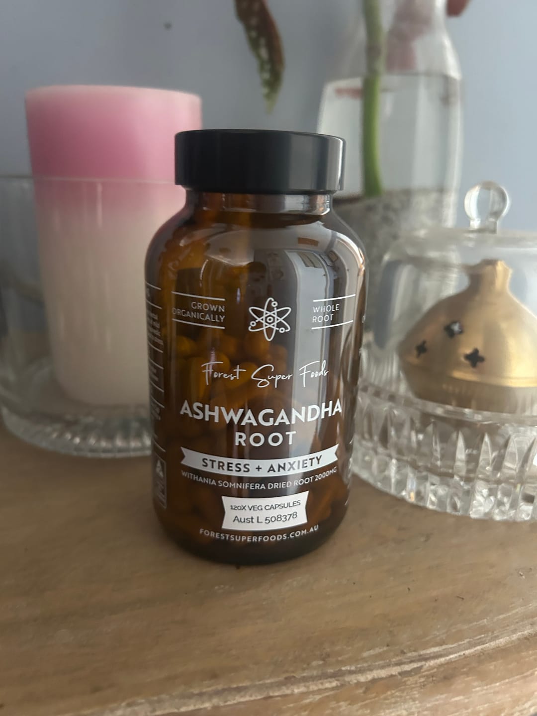 Customer photo review of Organic Ashwagandha Capsules