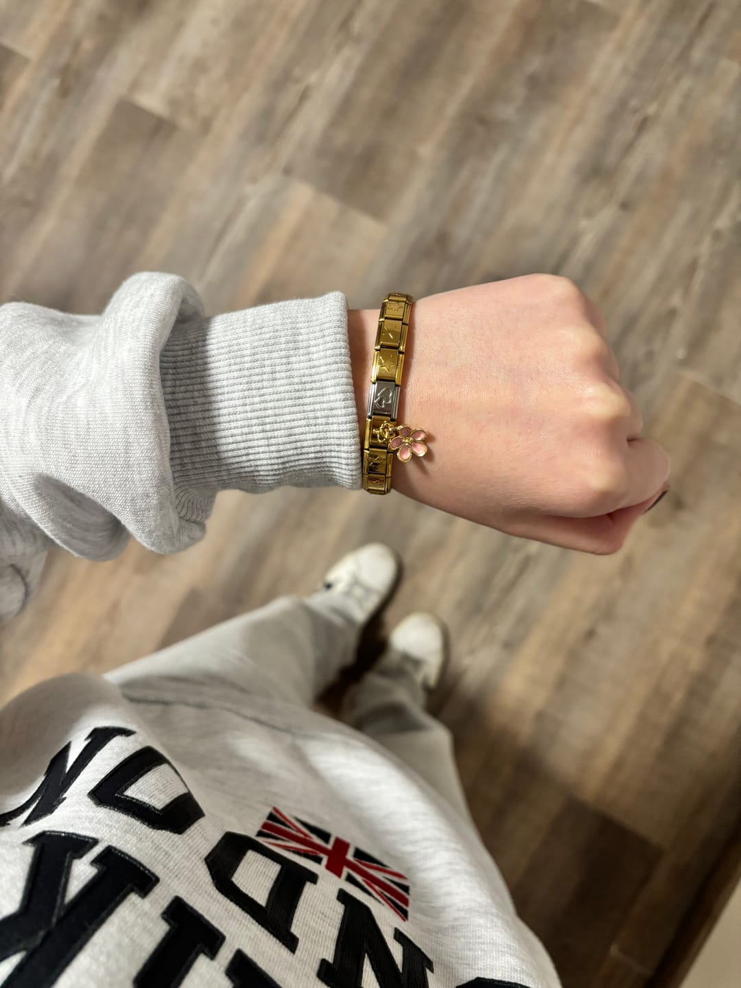 Customer photo review of Charm Flor rosa