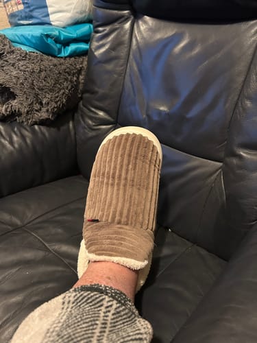 Customer photo review of Cozie Co Slippers