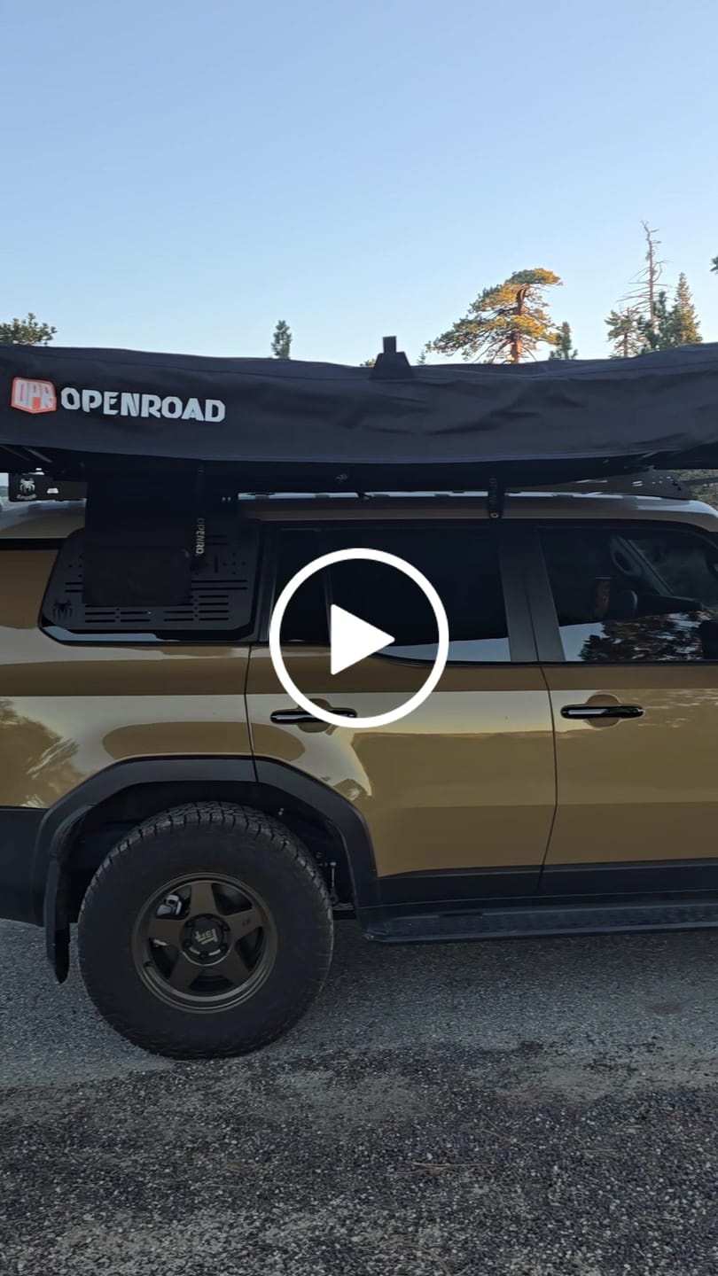 Customer video review of OPENROAD 180 Free Standing Awning