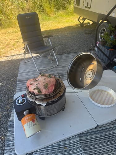 Customer photo review of COBB Lid Holder