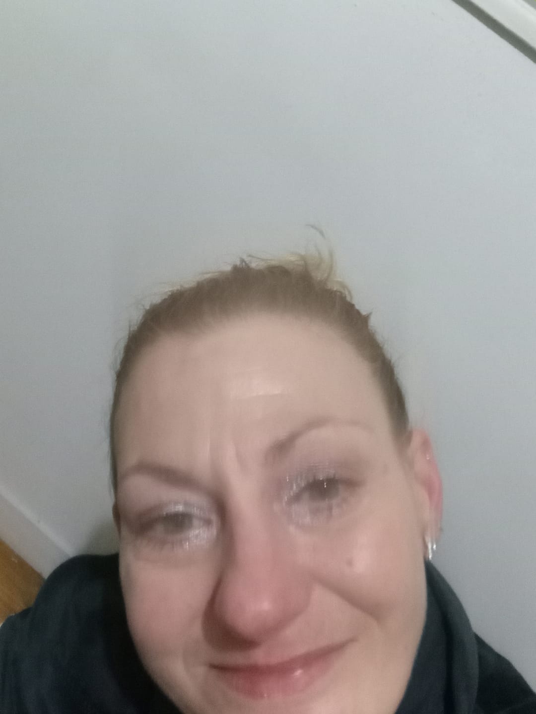 Customer photo review of Polar Light Blue Prescription Colored Contact Lenses