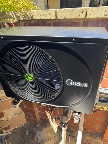 Customer photo review of Midea M Series 20kW Pool Heat Pump with WiFi