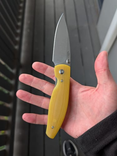 Customer photo review of TRM ATOM G10 Series – 3.45″ Blade, Modular EDC Folder, Made in USA