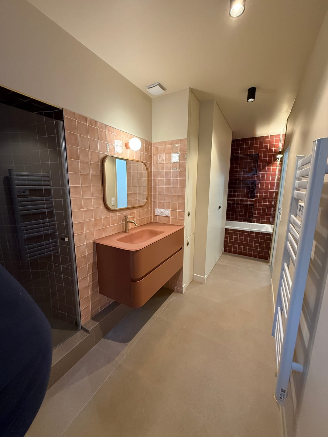 Customer photo review of Mitigeur de salle de bain or brossé