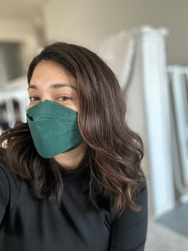 Customer photo review of KN95 Respirator Face Mask: Rich Bundle