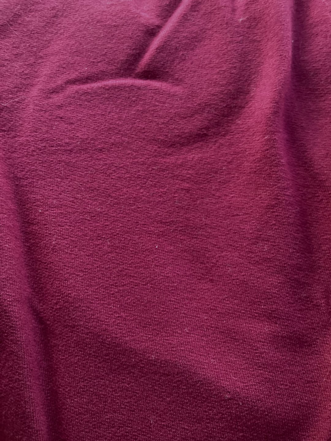 Customer photo review of Plain French Terry Fabric
