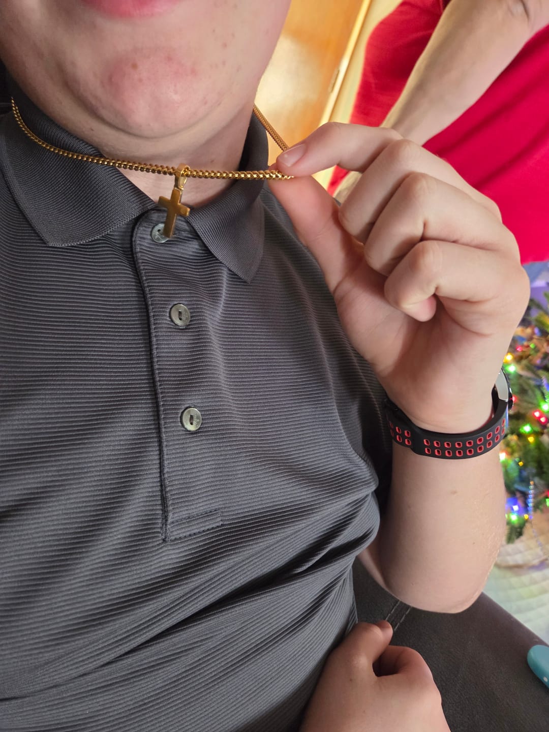 Customer photo review of Franco Chain (Gold)