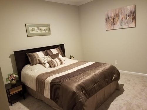 Customer photo review of Gold Rush-Luxury Metallic Abstract Canvas Art for Modern Decor