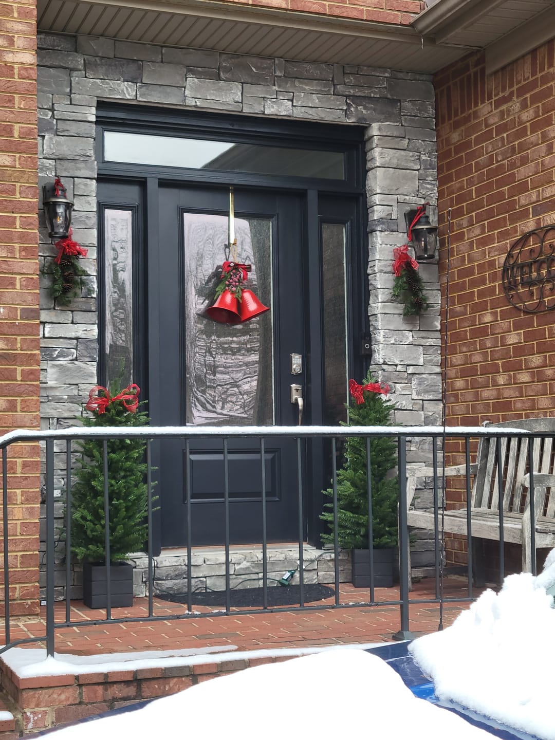 Customer photo review of Smooth Fiberglass Entry Door Slab (2 Panel 3/4)