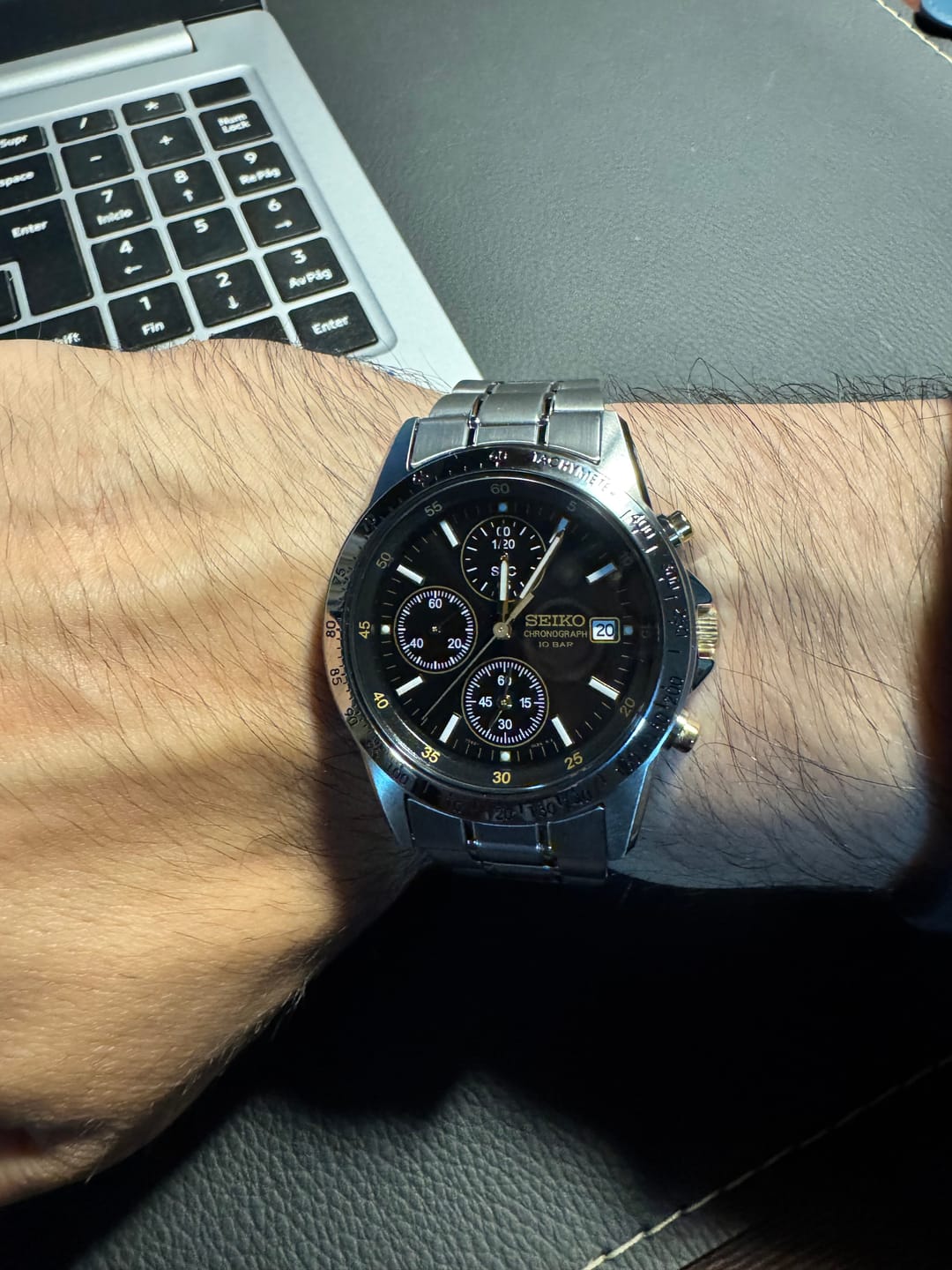 Customer photo review of Reloj Seiko SBTQ043 Chronograph Quartz 38,5mm JDM