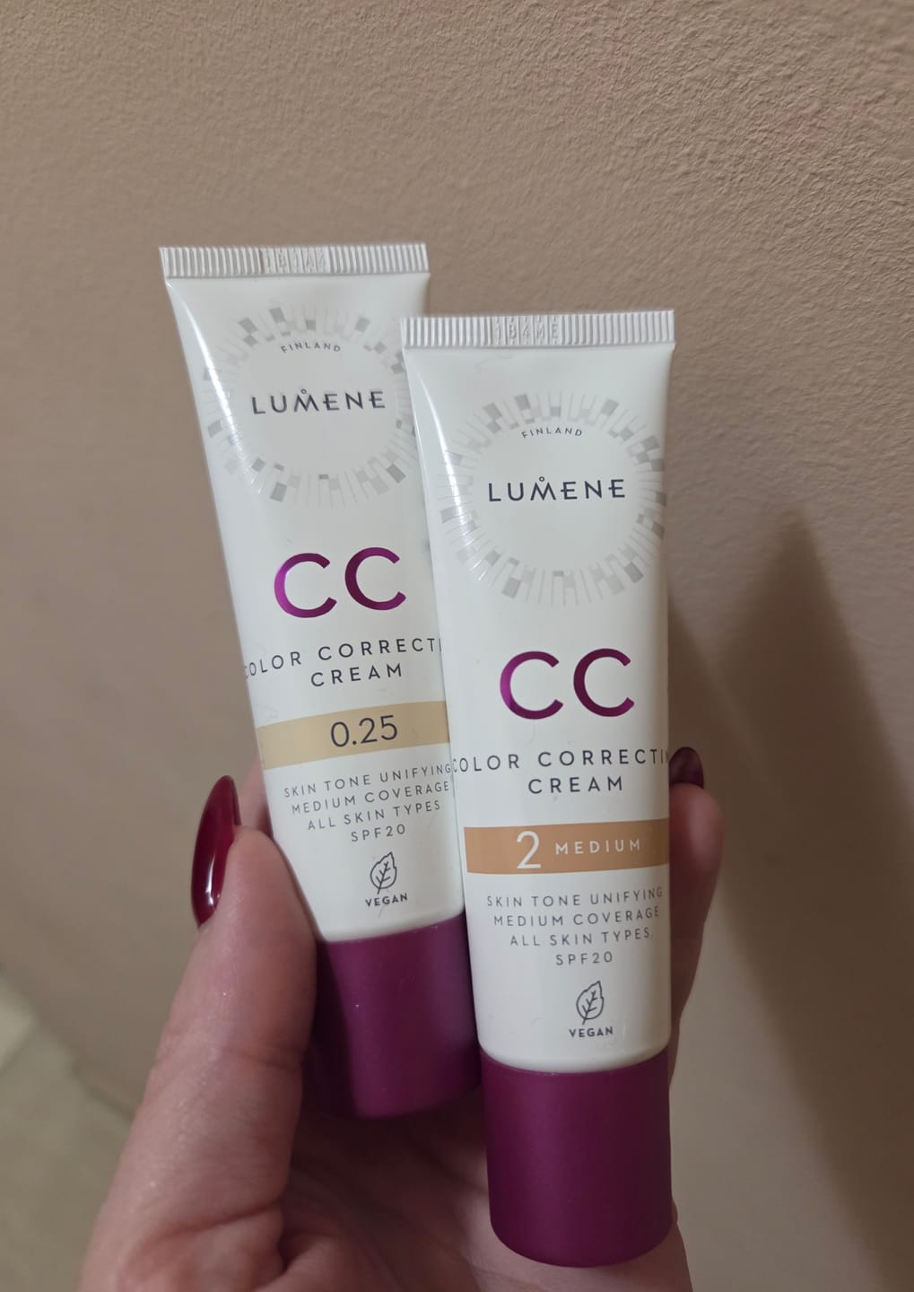 Customer photo review of Lumene CC cream - Веган CC Крем "Абсолютно съвършенство" 7в1 SPF 20
