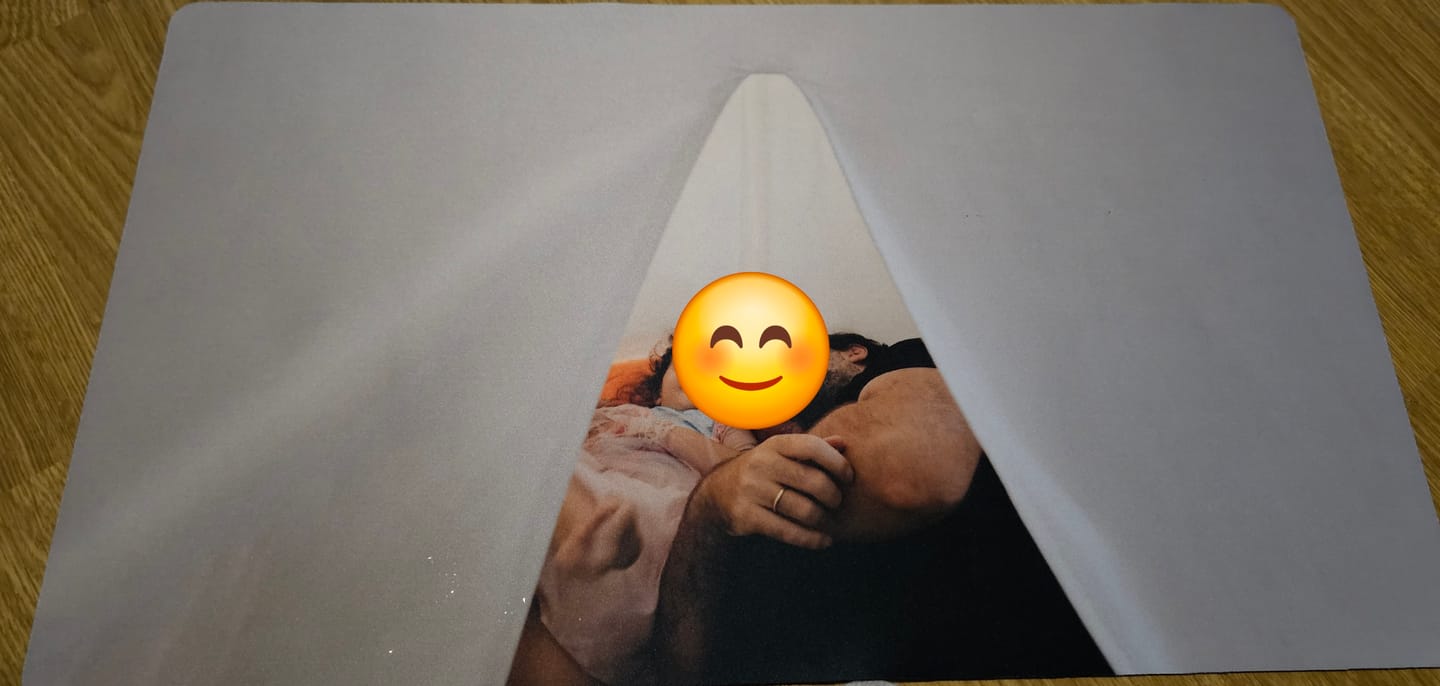 Customer photo review of "CUSTOM" Neopren Playmat