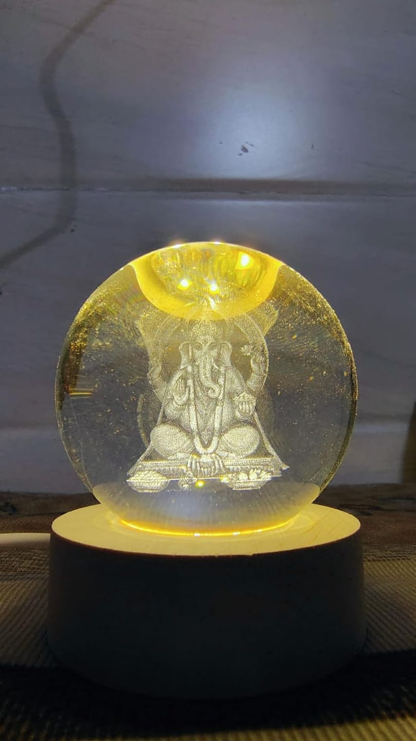Customer photo review of Divine Crystal Lamps
