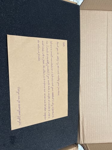 Customer photo review of Сustom made tomahawk "Ogun"