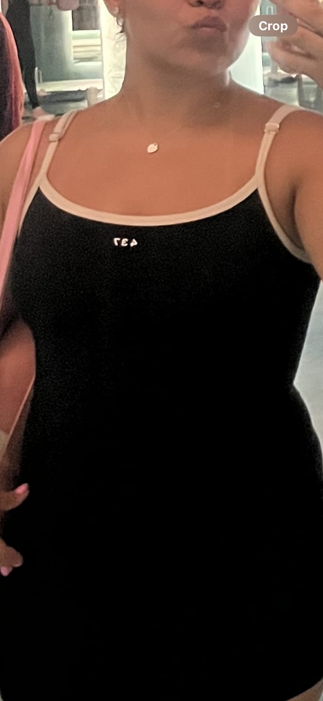 Customer photo review of The Onesie / Black-Cream