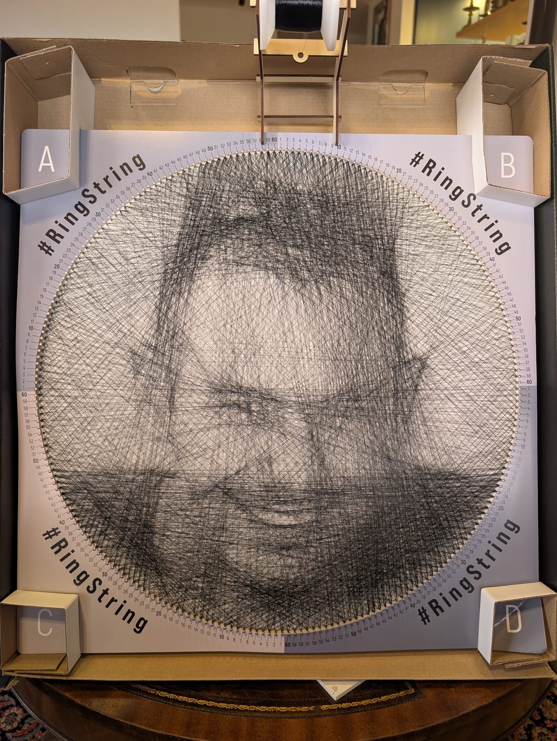 Customer photo review of יצירה בחוטים לפי תמונה אישית "RingString"