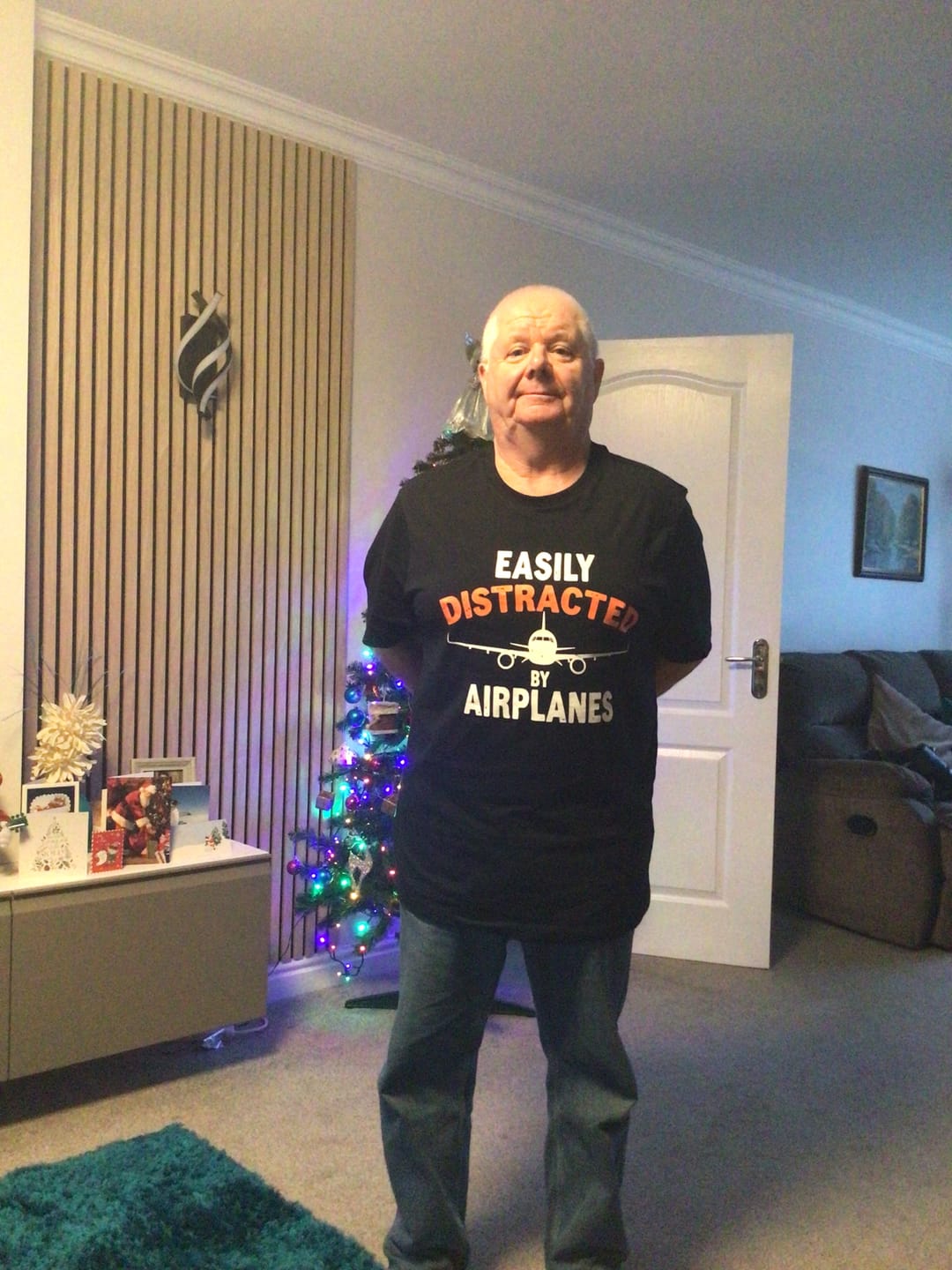 Customer photo review of Easily Distracted T-Shirt