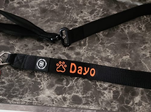 Customer photo review of Snap Hook Clasp Lead - Black