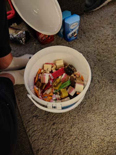 Customer photo review of 5kg Mix Your Own Pick n Mix Bucket