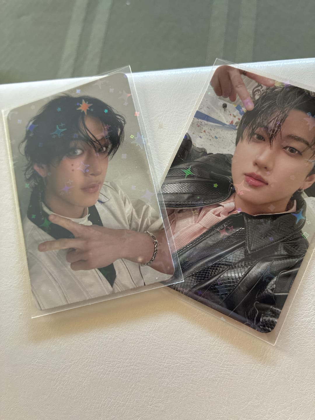 Customer photo review of PREMIUM HOLOGRAPHIC PHOTOCARD SLEEVES - STAR VERSION