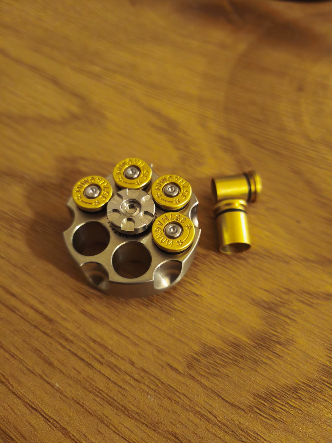 Customer photo review of MLD Revolver Bullet Stainless Steel Fidget Spinner