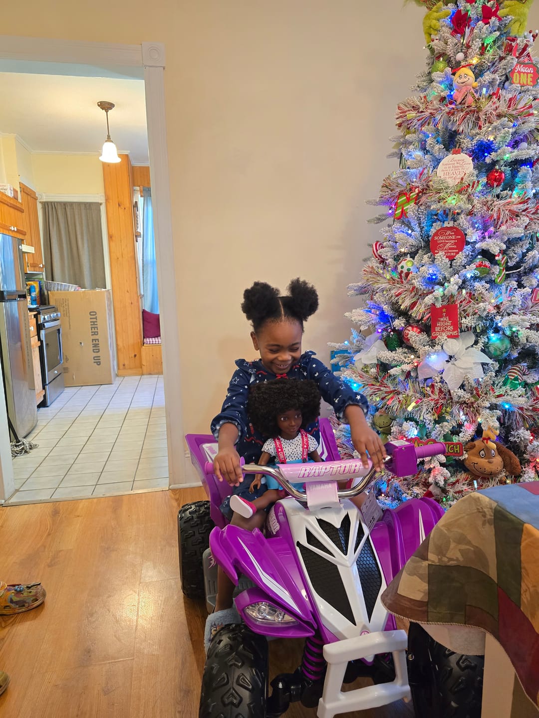 Customer photo review of Beautiful Curly Me Bella – 18 inch Doll with Natural Curly Hair