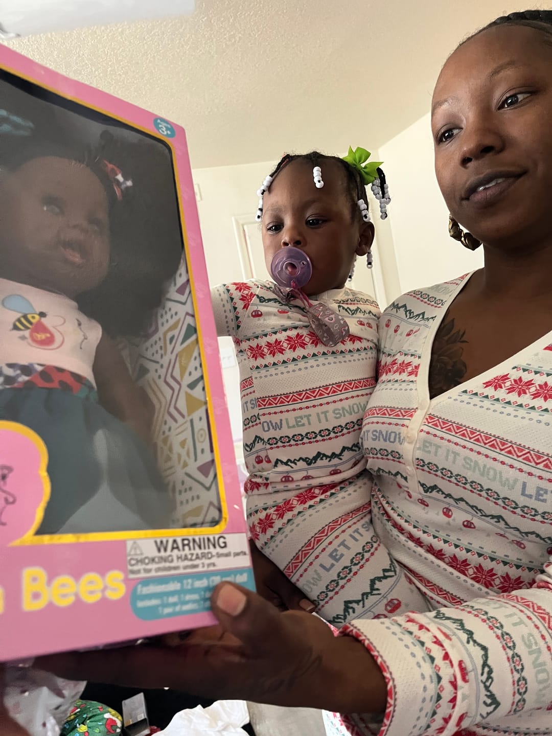 Customer photo review of Fro Puffy Bee Baby Doll