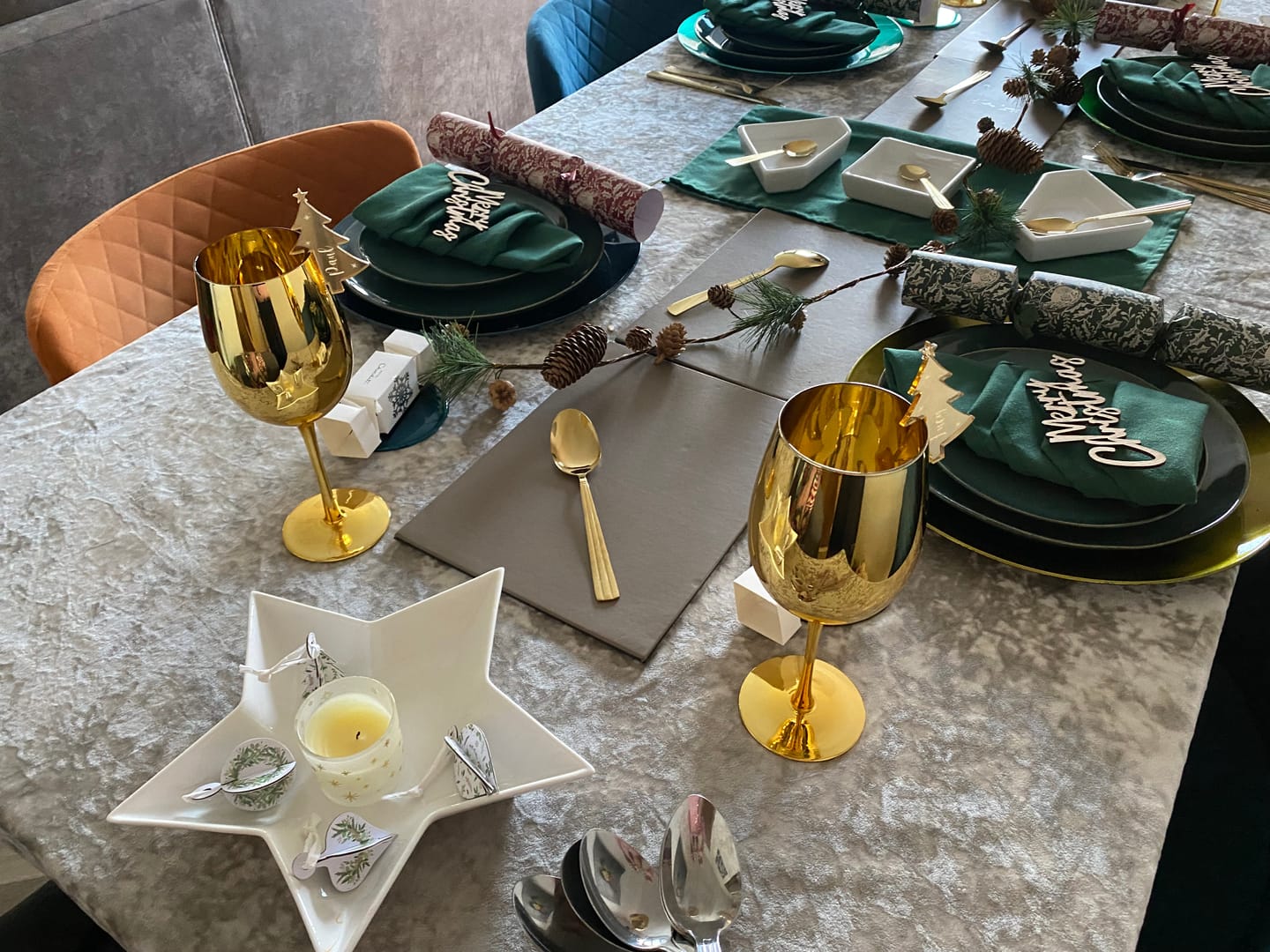 Customer photo review of Personalised Christmas Tree Drink Charms