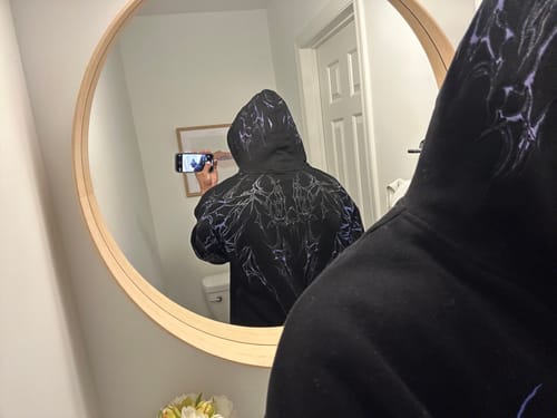 Customer photo review of Doomslayer Oversized pullover hoodie [DUSK]