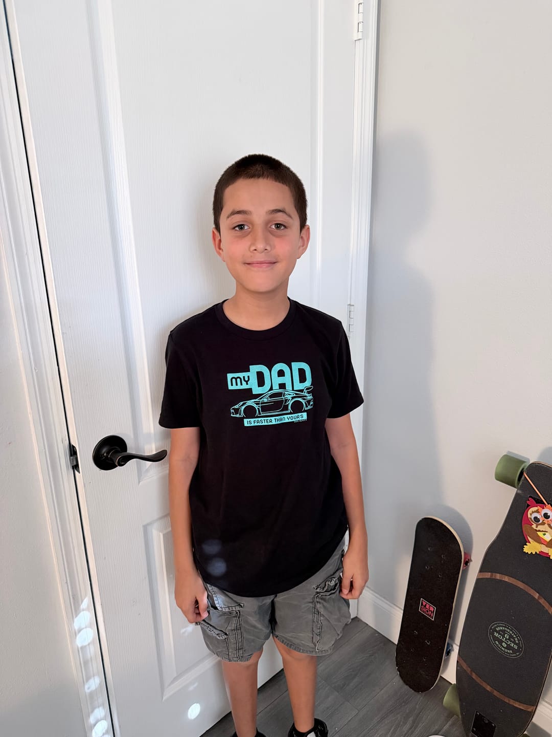Customer photo review of 80Eighty® Youth FastDad Shirt
