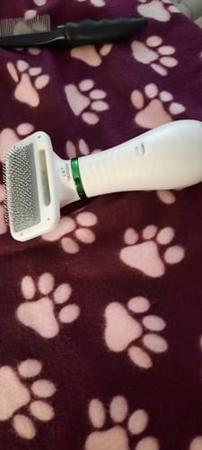 Customer photo review of PetDry Brush - 2 az 1-ben kisállat szárító és kefe