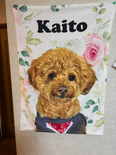 Customer photo review of Petcanva©オーダーメイド ペット似顔絵
