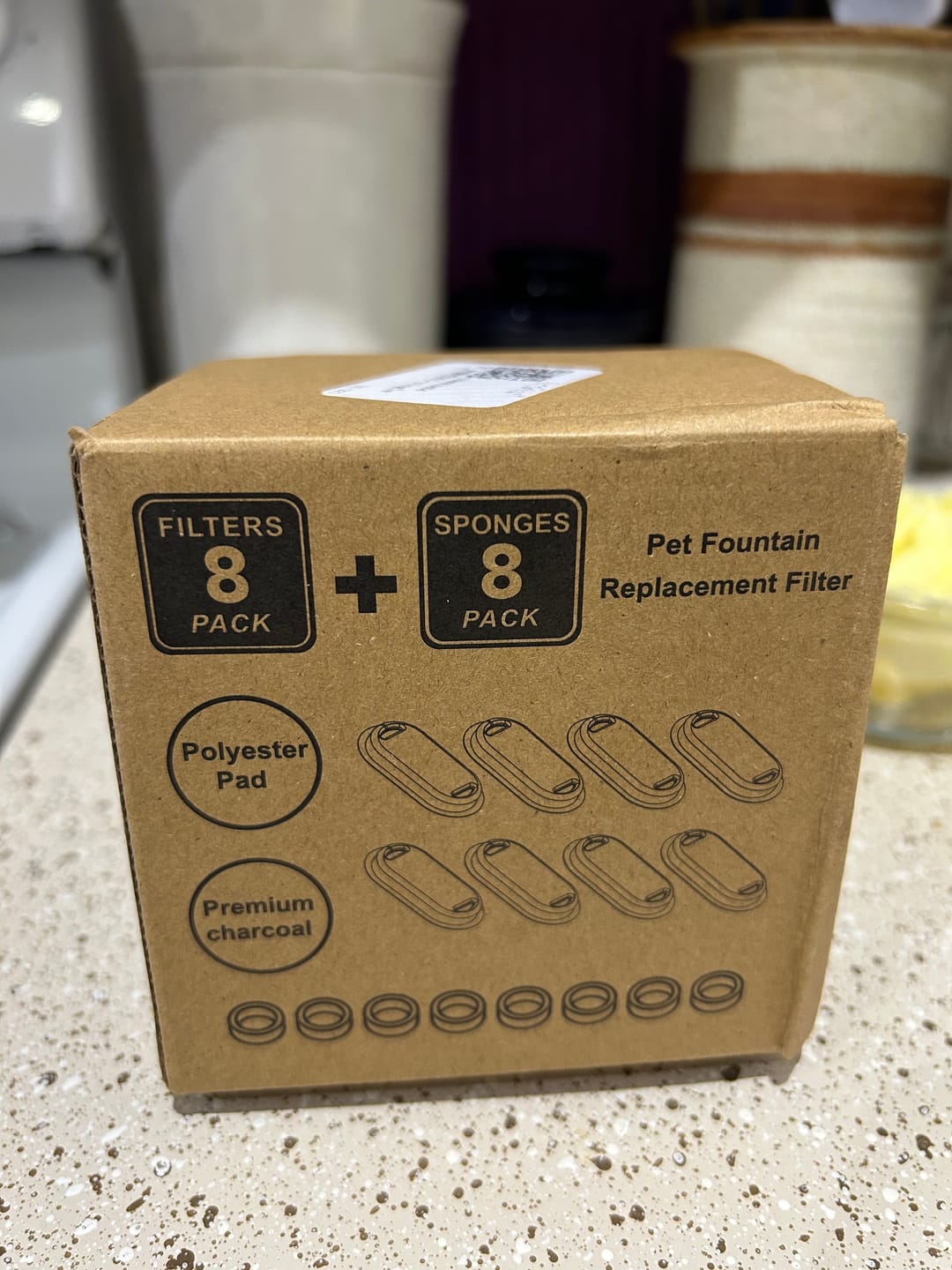 Customer photo review of 8 pcs Filter Replacement Pack (4 months)