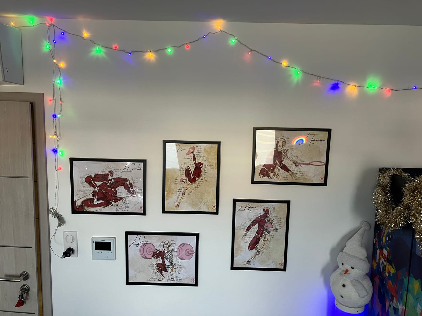 Customer photo review of Poster anatomique de l'haltérophilie - Le squat