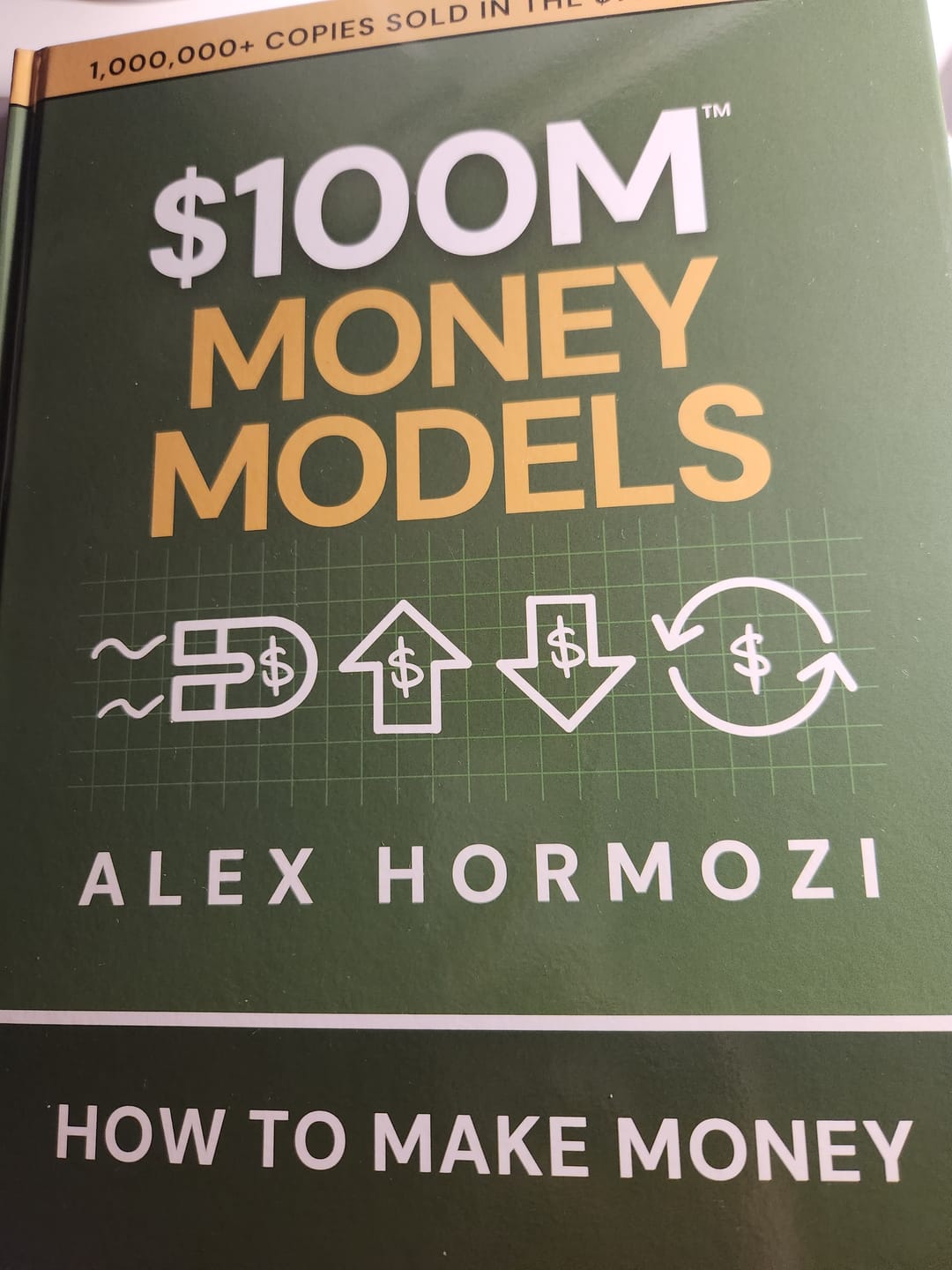 Customer photo review of $100M Money Models Hardback Book
