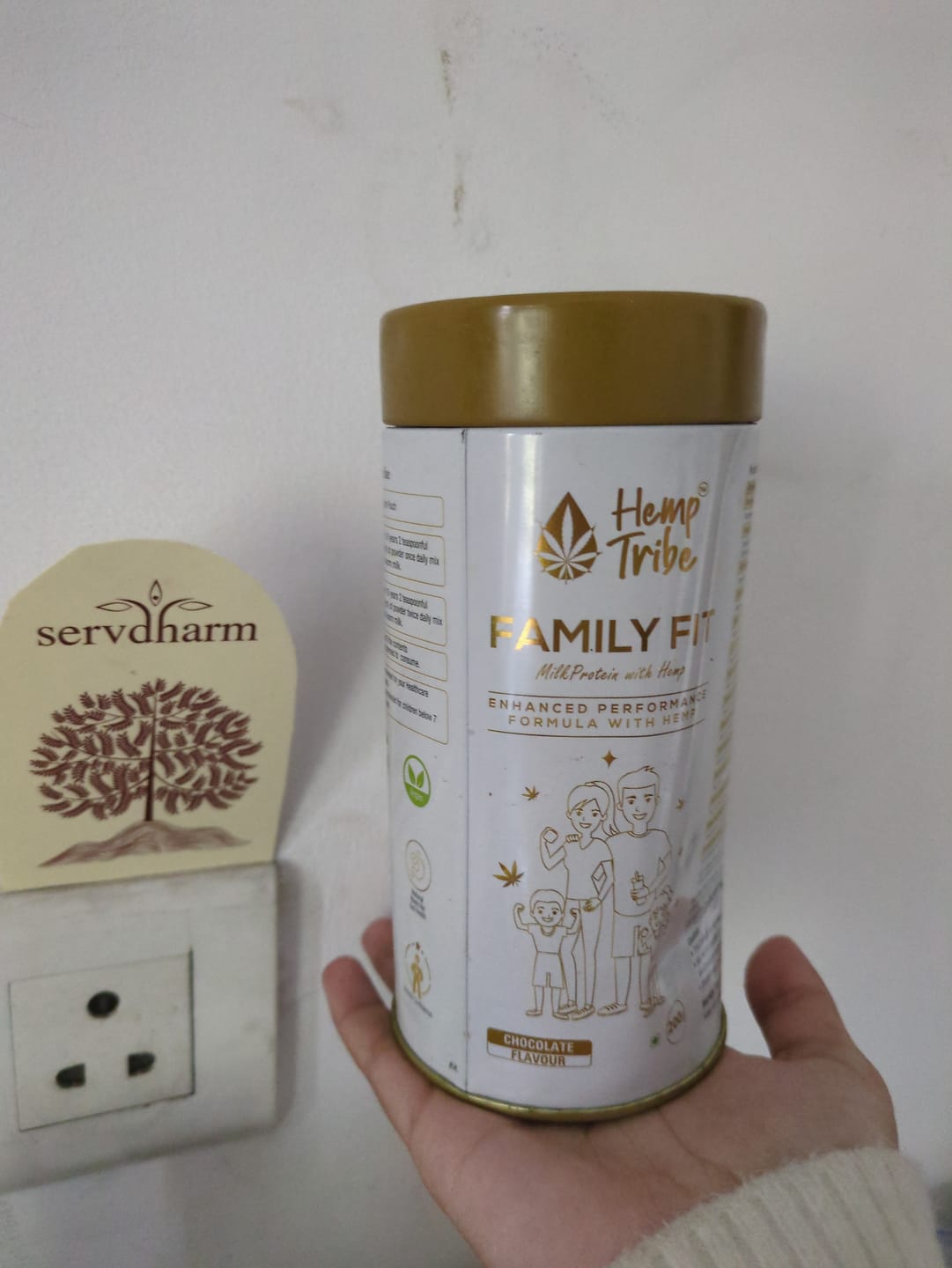 Customer photo review of Hemp Tribe- Family Fit | Milk Protein with Hemp