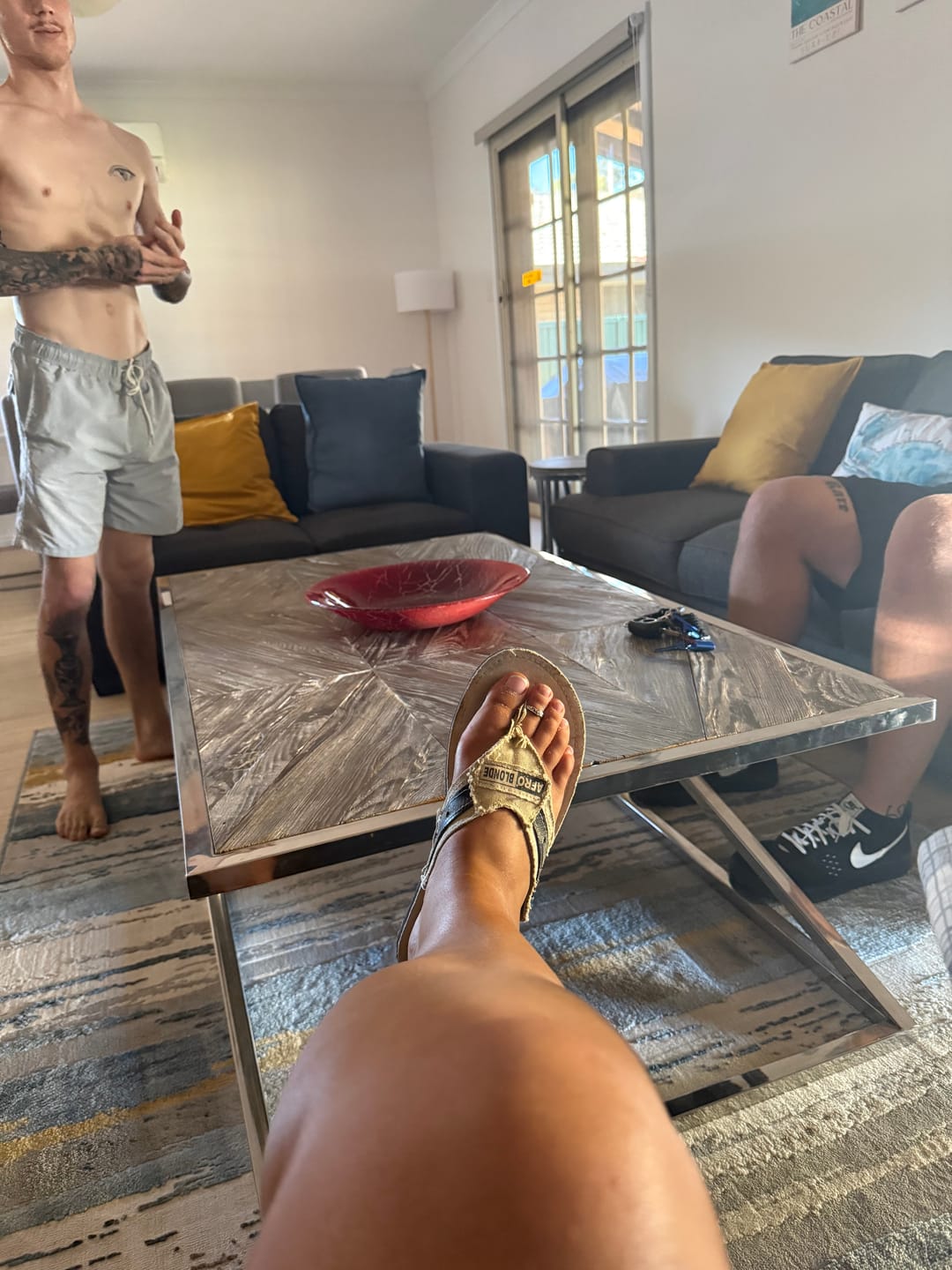 Customer photo review of The Walkabout Thongs