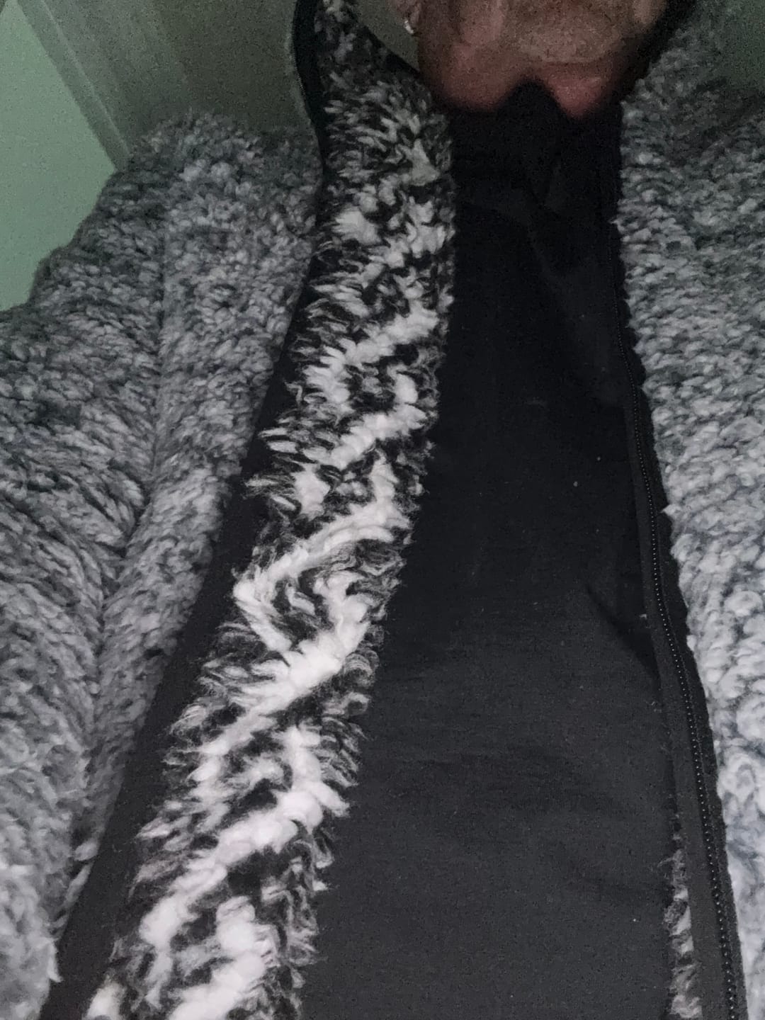 Customer photo review of Jacquard Double Sherpa Full Zip