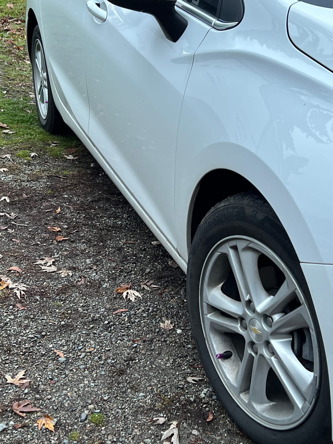 Customer photo review of 80Eighty® Purple Valve Stem Caps