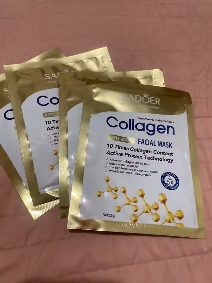 Customer photo review of Hyper Collagen Real Deep Hydration Mask (5pcs)