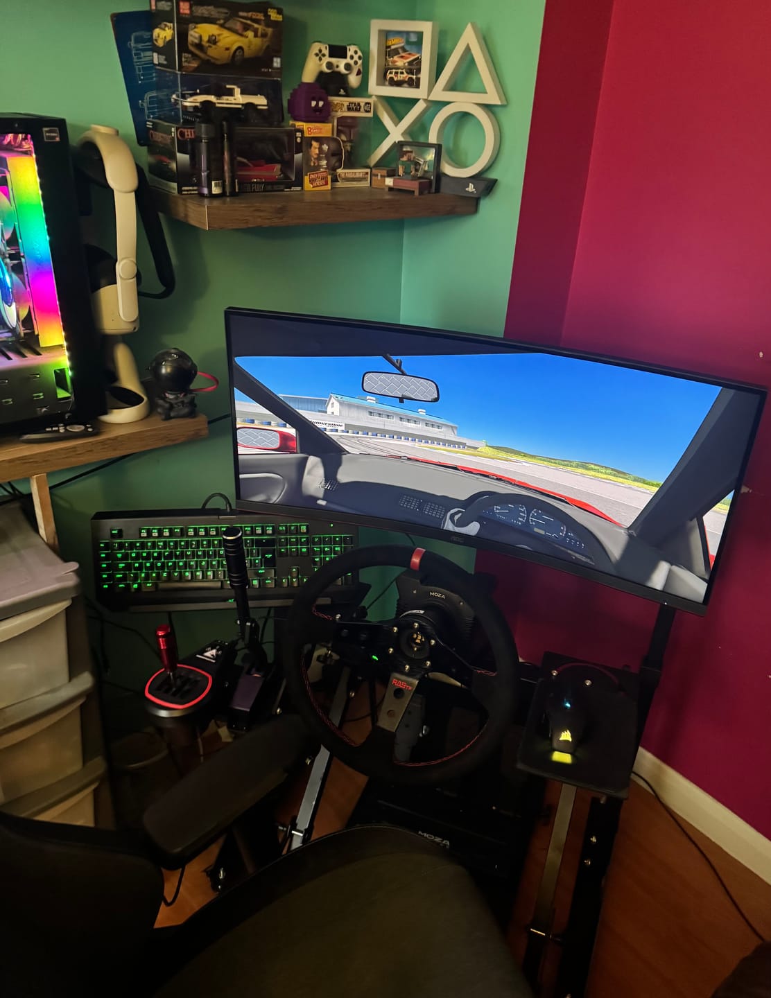 Customer photo review of MOZA RACING R9 V3 Wheel Base