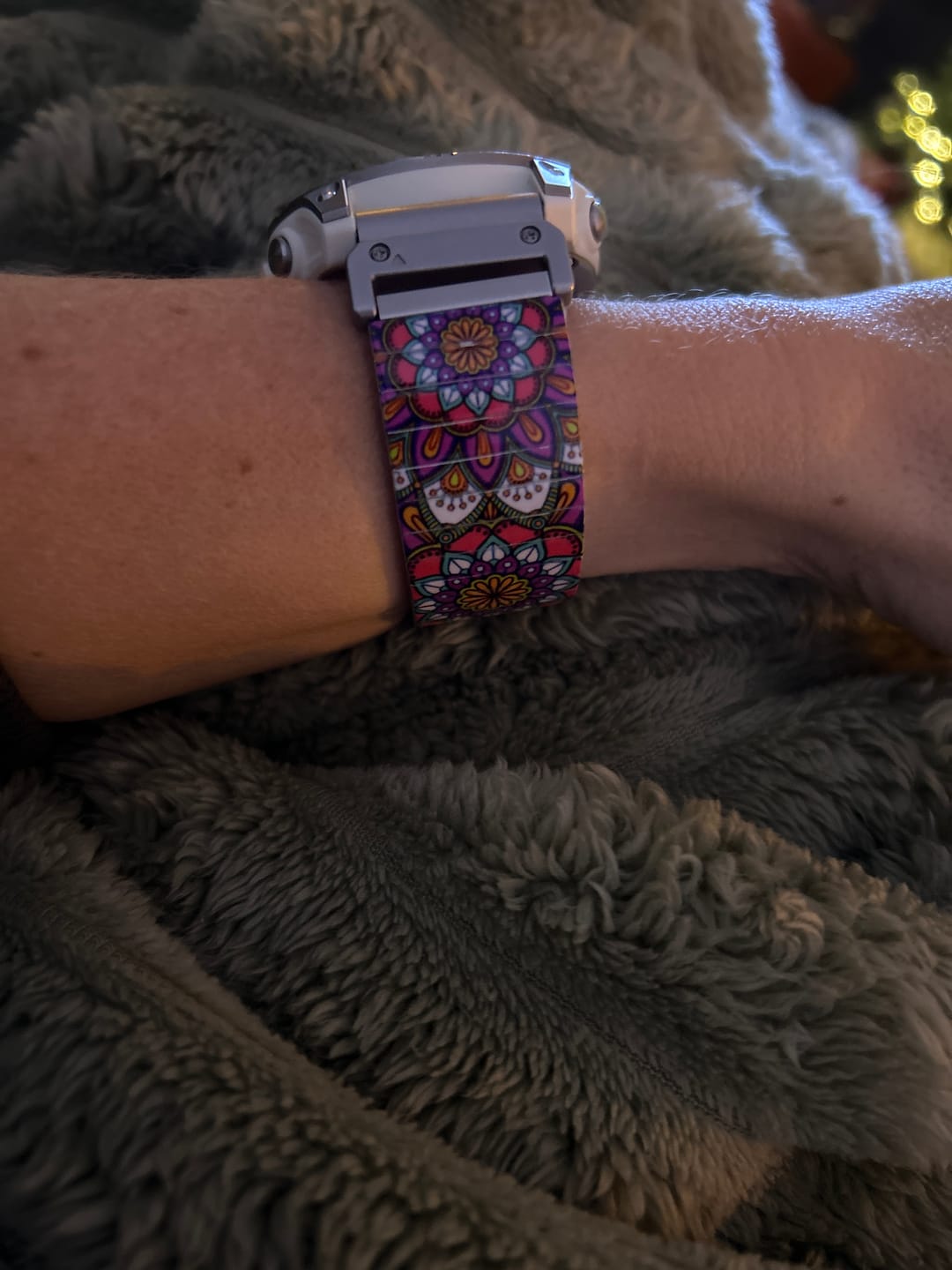Customer photo review of Passiflora - Tahitian Sunset Banded™ Smart Watch