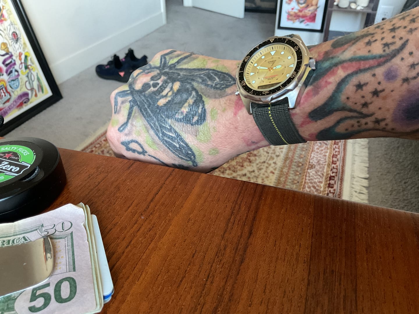 Customer photo review of The WOE-ZA Commando Strap