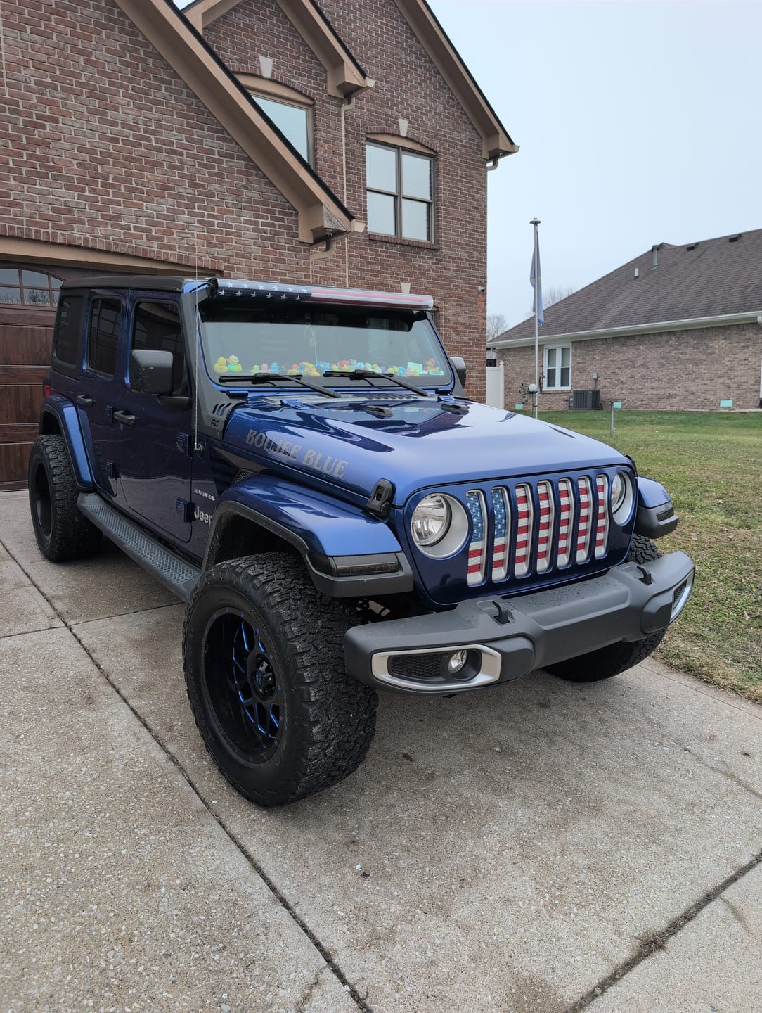 Customer photo review of Light Bar Cover | Dual Row 52"