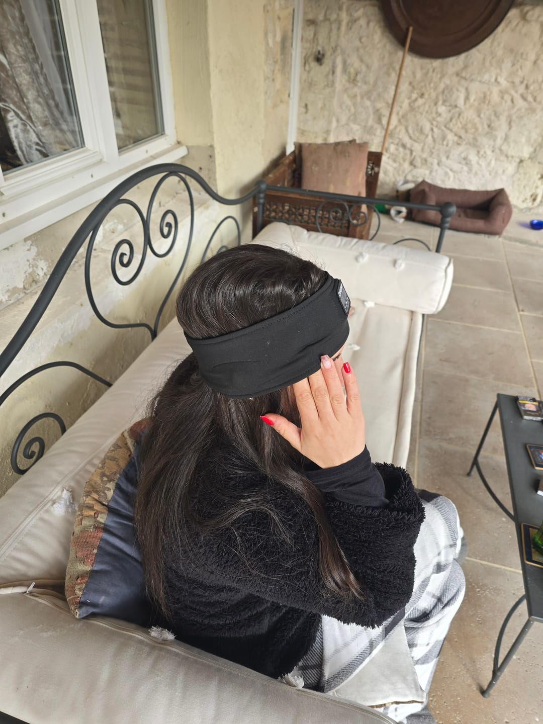 Customer photo review of CozyBand Wireless Headphones