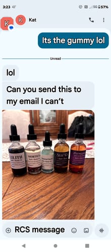 Customer photo review of Sunday Reset Bundle