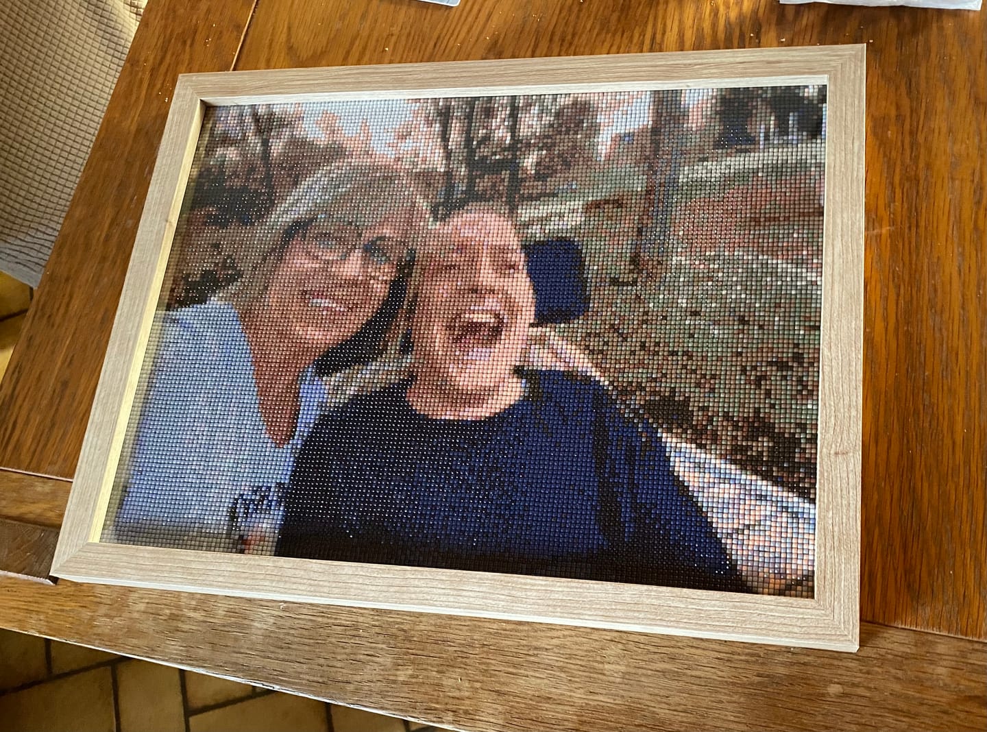 Customer photo review of Eigen Foto Diamond Painting