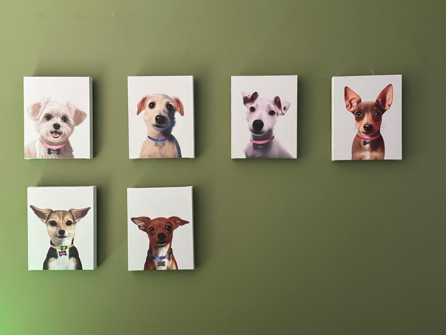 Customer photo review of Cartoon Magical Blue Pet Portrait