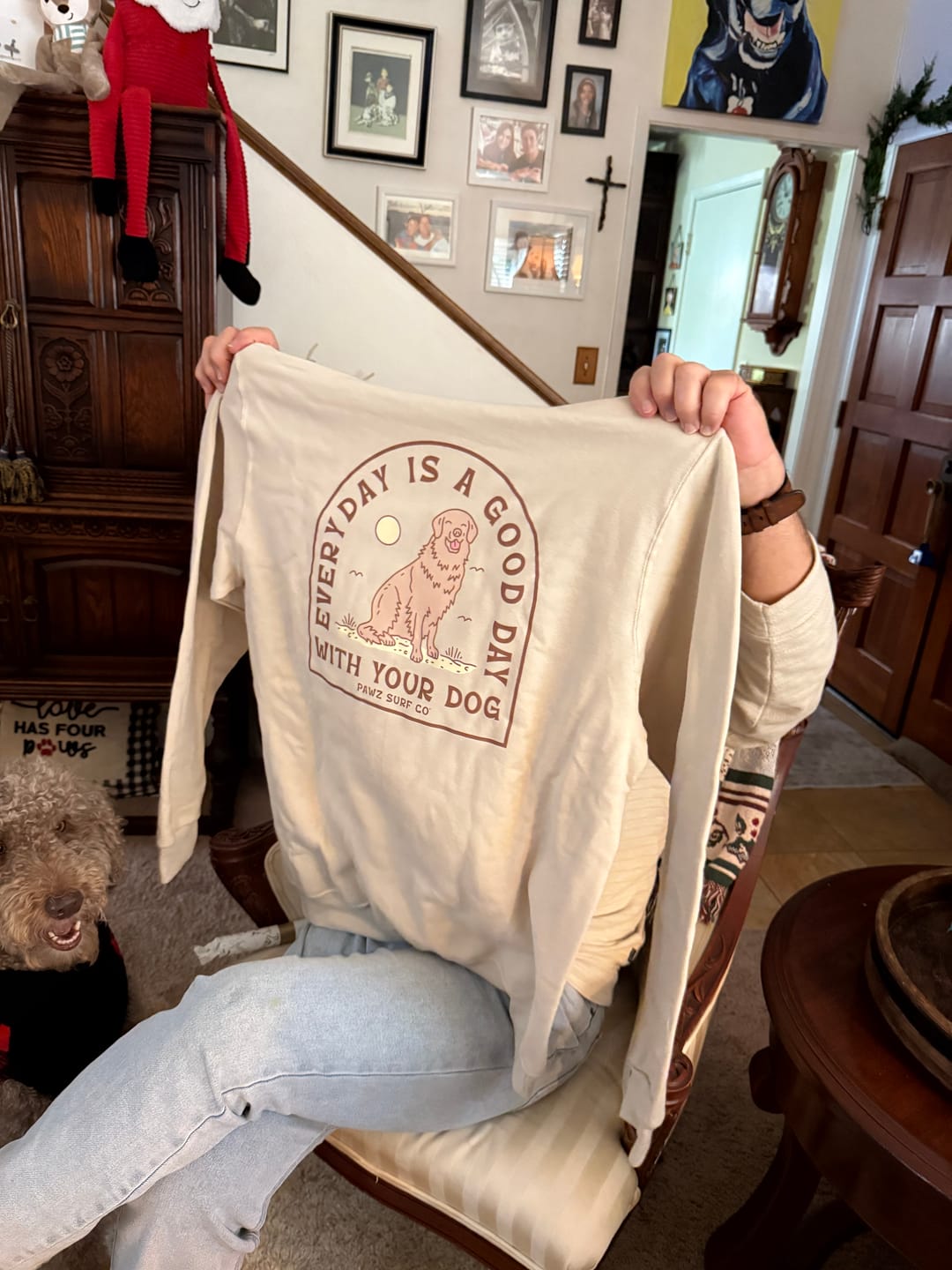 Customer photo review of Good Day (Adult Hoodie)